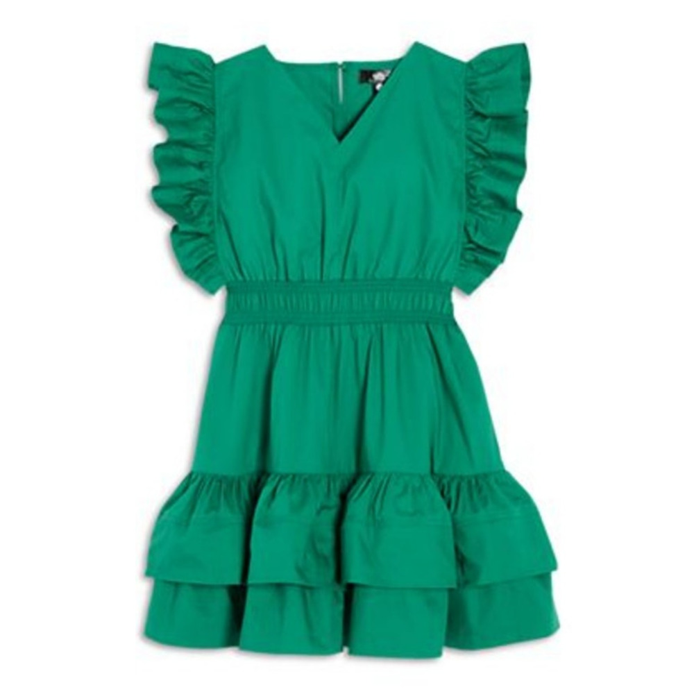AQUA Girls' Poplin Dress - Little Kid, Big Kid M 9/10